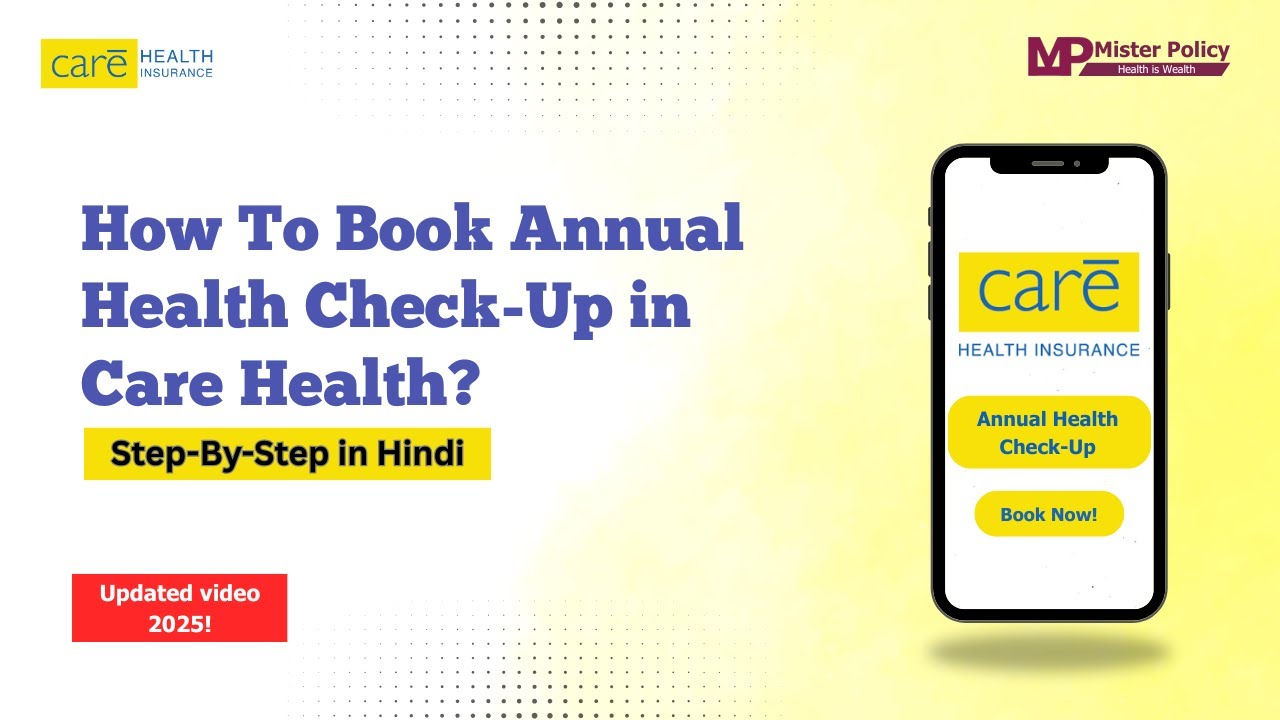 How to Book Annual Health Check-Up in Care Health Insurance Step-by-Step | Health Insurance | Hindi