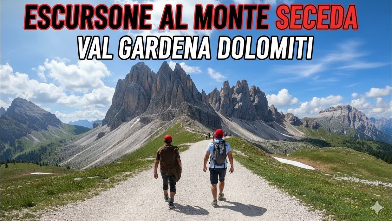 Camino hacia al Monte Seceda (Val Gardena)