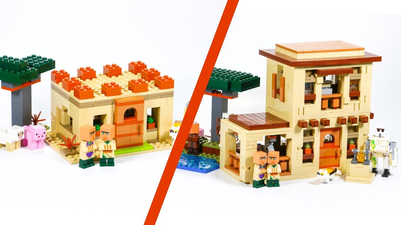TRANSFORMING LEGO Minecraft Sets...