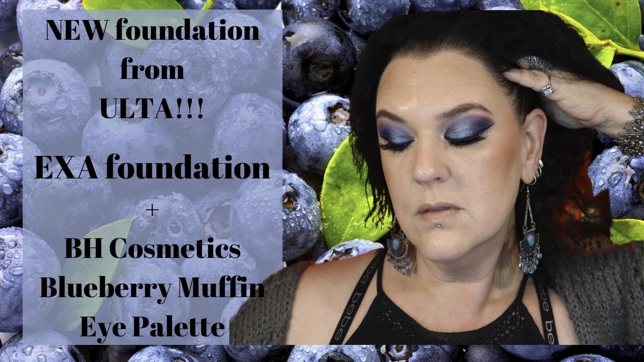 NEW FOUNDATION at ULTA! | EXA | Plus...trying out the BH cosmetics blueberry muffin palette!