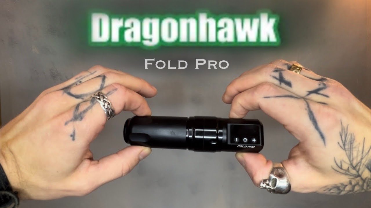 Dragonhawk Fold Pro / Review / Tattoo Machine for Beginners / Discount Code