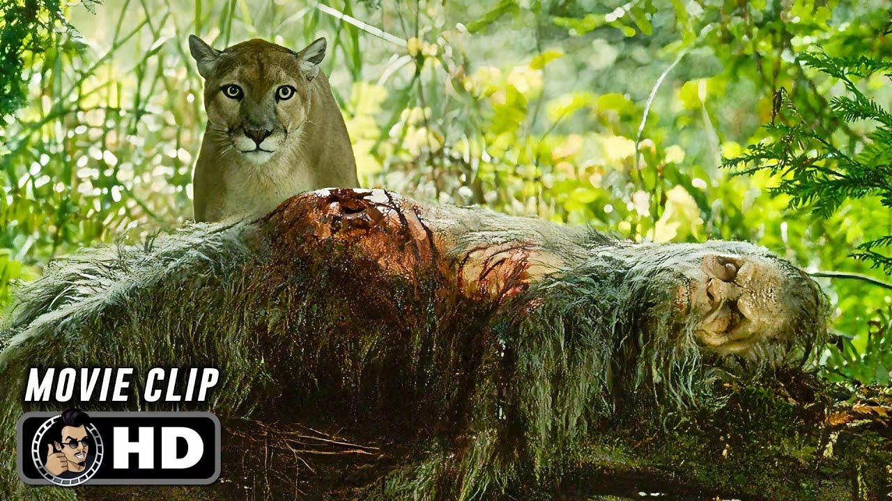 Mountain Lion Eats Bigfoot Scene | SASQUATCH SUNSET (2024) Movie CLIP HD