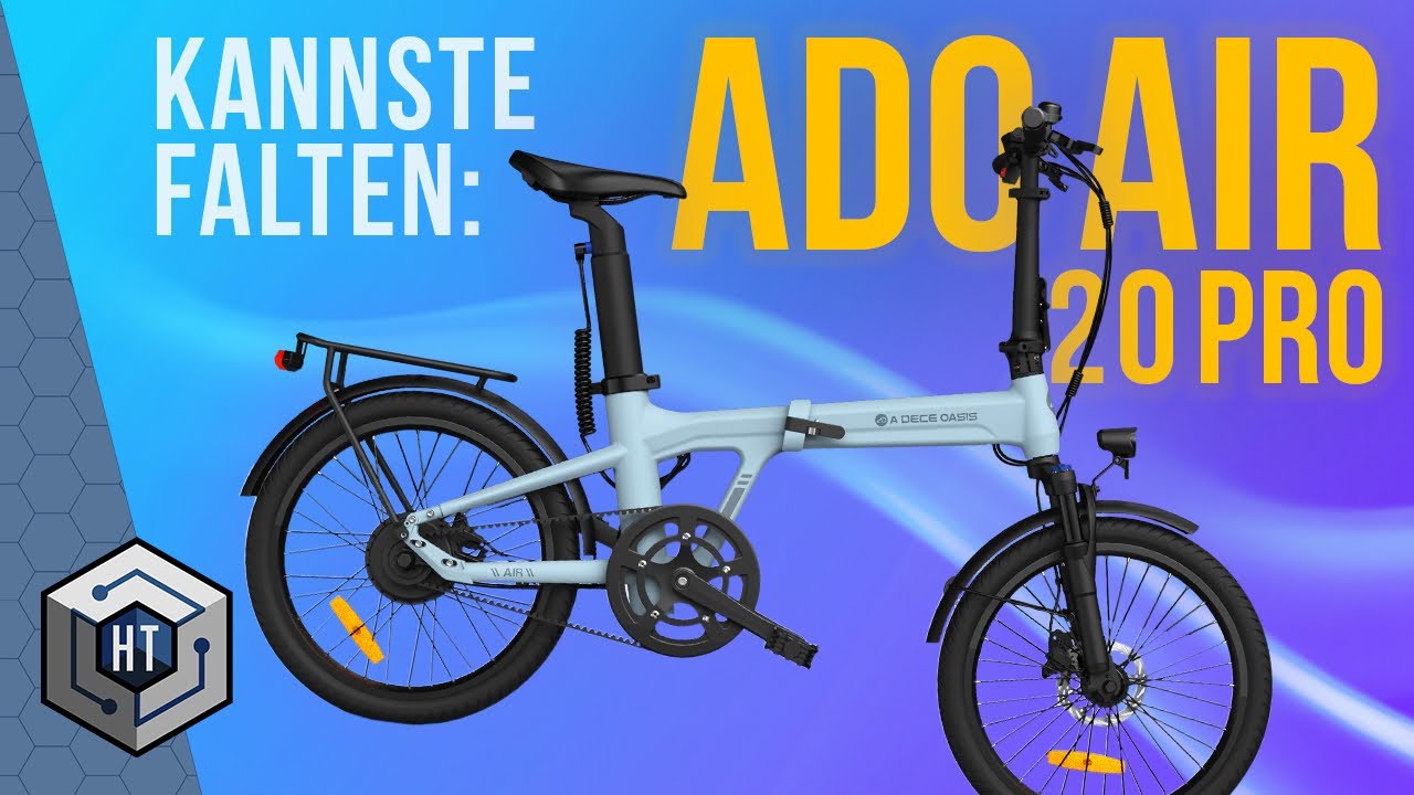 ADO AIR 20 Pro E-Bike Test: Günstiges Klapprad, überraschende Extras 😱 (REVIEW)