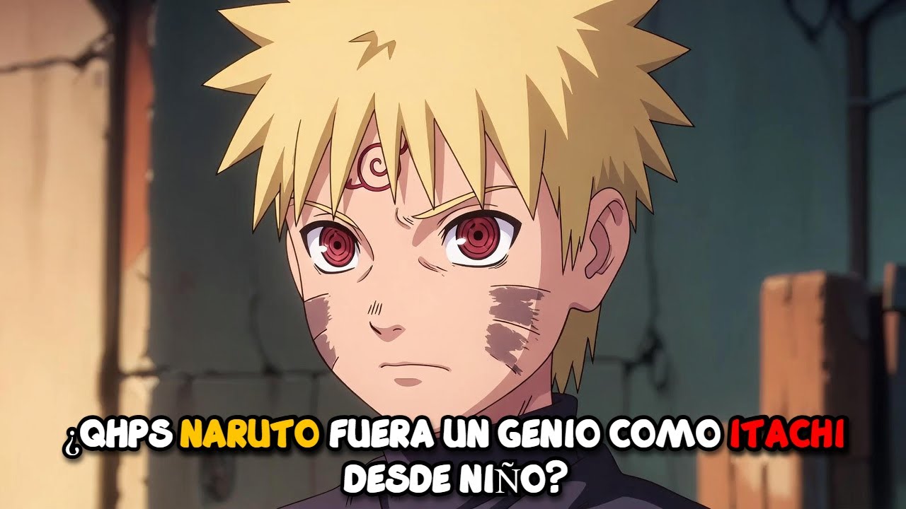 ¿QHPS Naruto fuera un genio como Itachi desde niño?