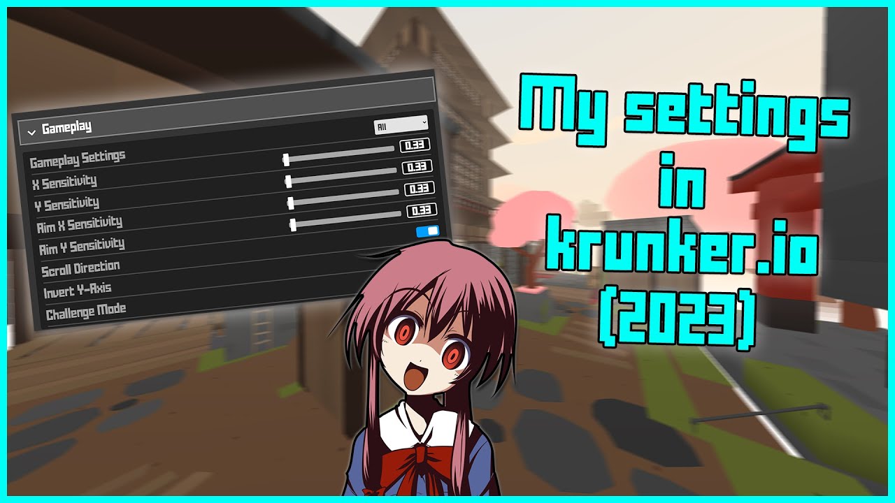 My krunker settings (2024) | Krunker.io