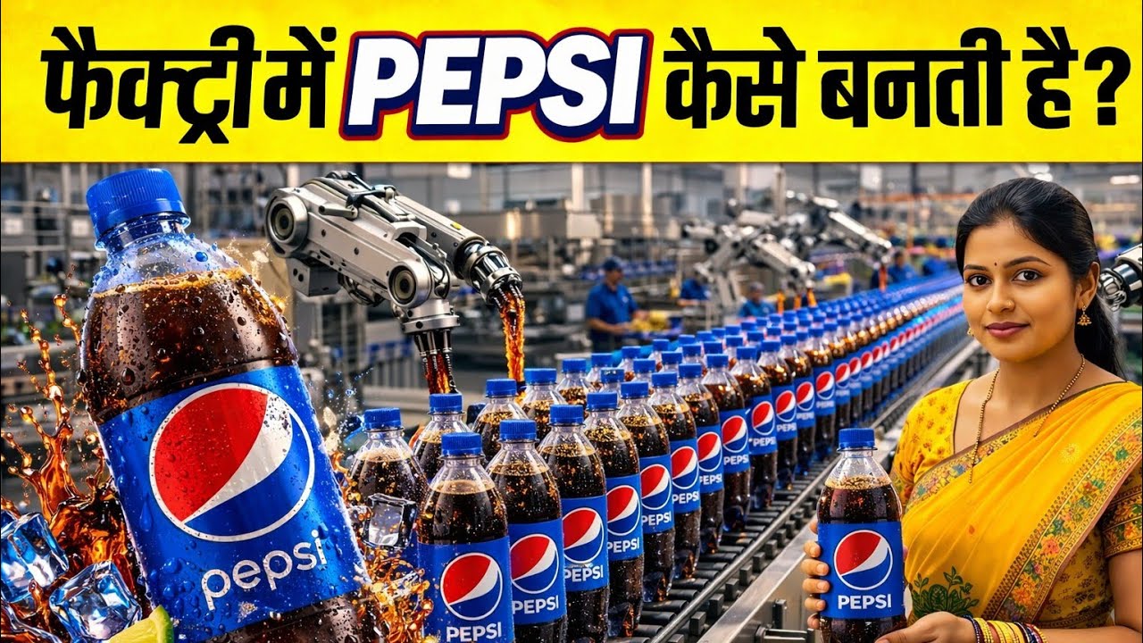 फैक्ट्री में Coke-Pepsi कैसे बनती है? 😱 Cold Drink के अंदर क्या मिलाया जाता है? | Factory Reality