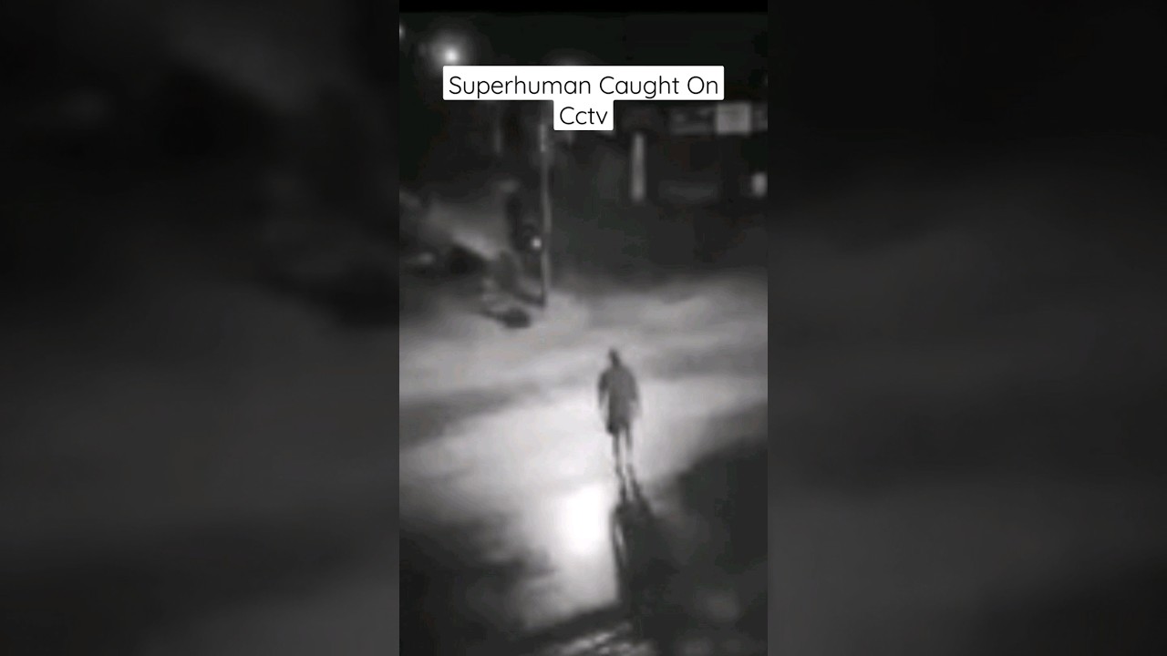 Superhuman Caught On Cctv #superhuman #superman #cctvcamera #short