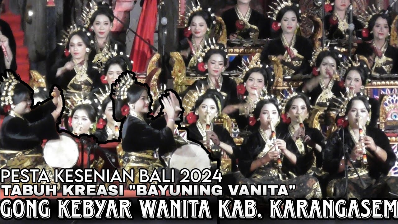 Pesta Kesenian Bali PKB 2024 | Parade Gong Kebyar Wanita Duta Kabupaten Karangasem