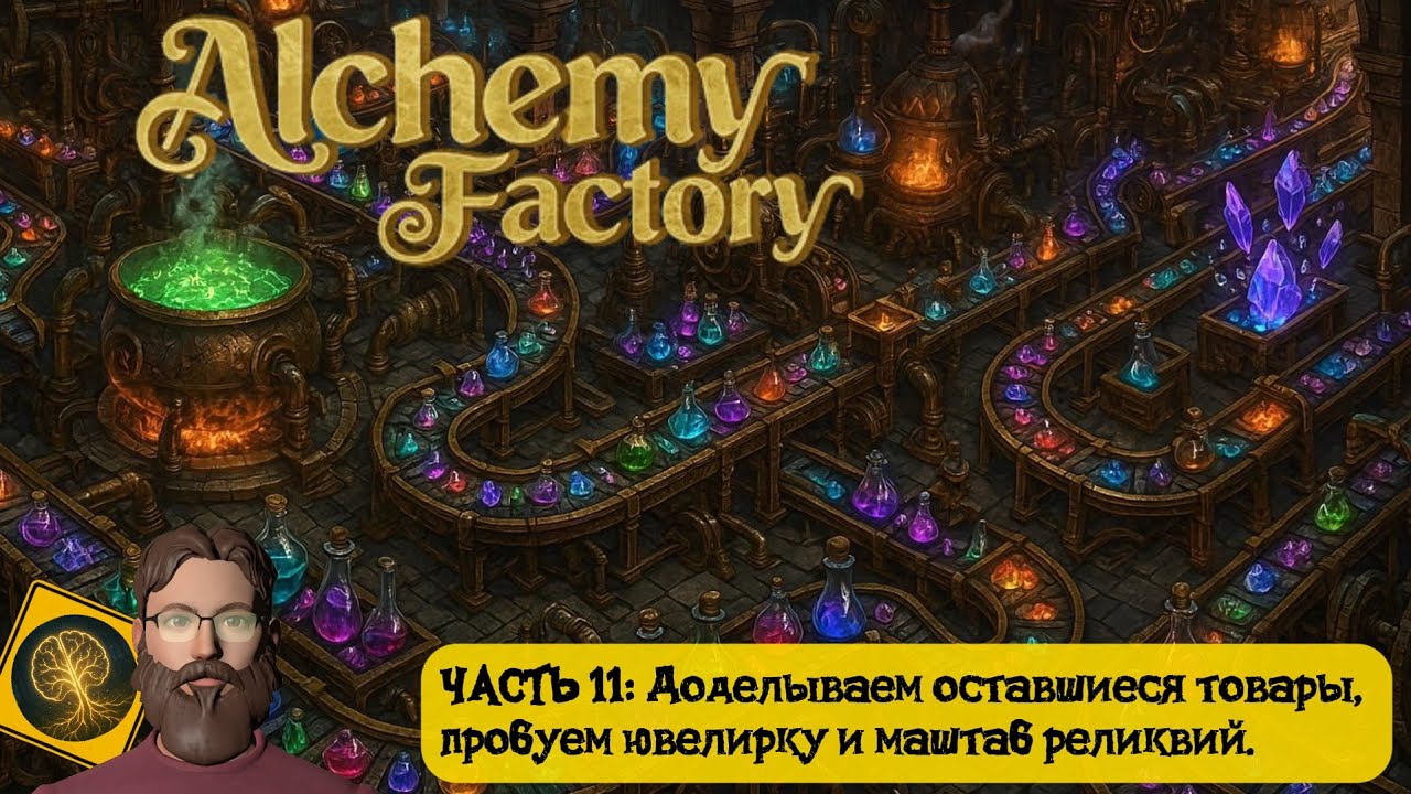 Alchemy Factory. Часть 11 - Доделываем основные товары, базовые ювелирные изделия.