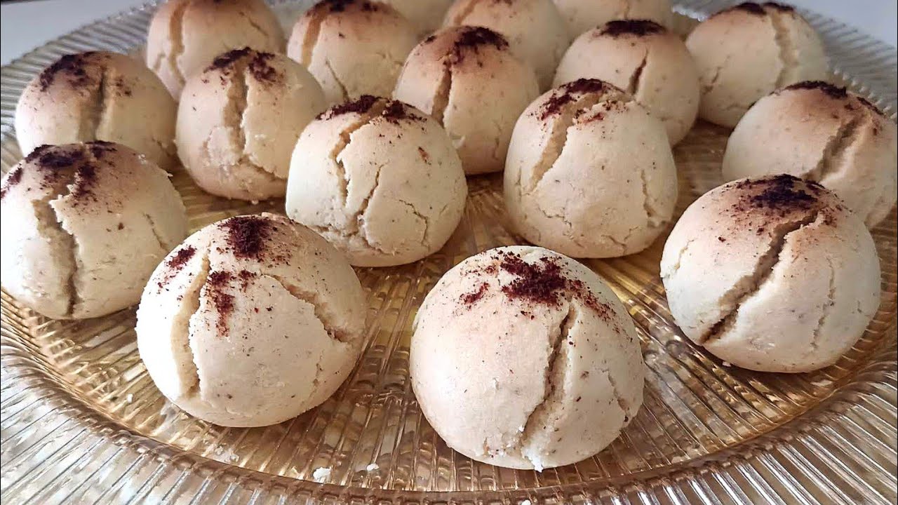 غريبية تذوب في اليد قبل الفم 😍مشققة ،مع كل أسرار نجاحها # حلويات العيد👍طريقة الطبخ في صندوق الوصف