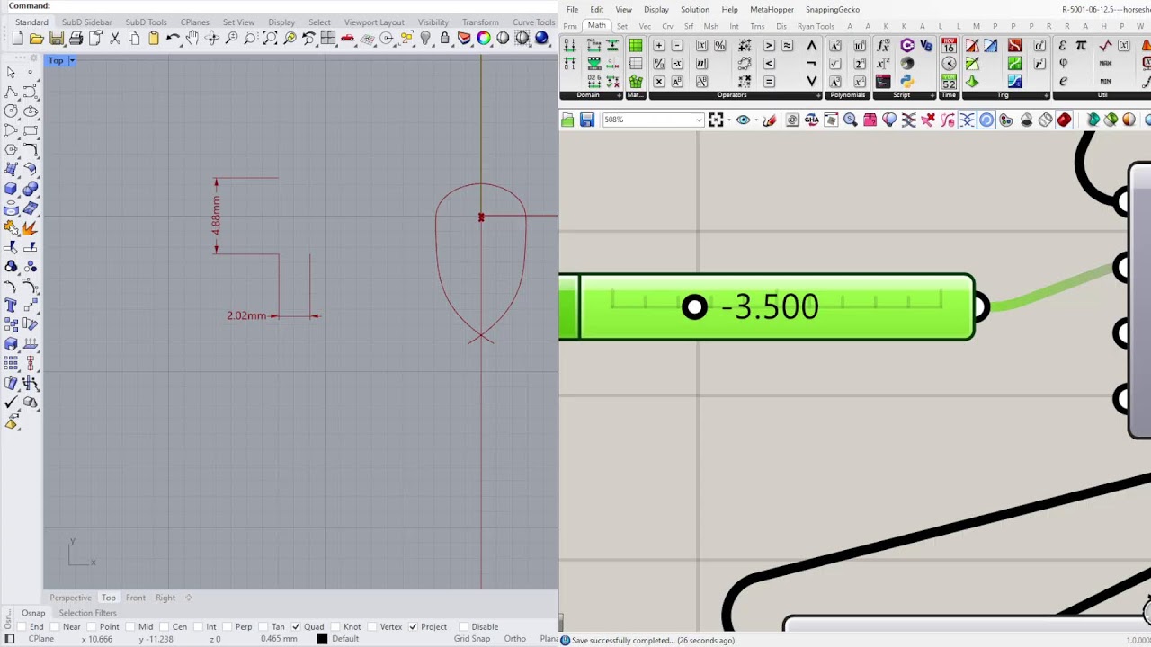 Workday Stream – Day #8: Designing a Horseshoe Men’s Ring | Parametric Jewelry in Rhino + GH