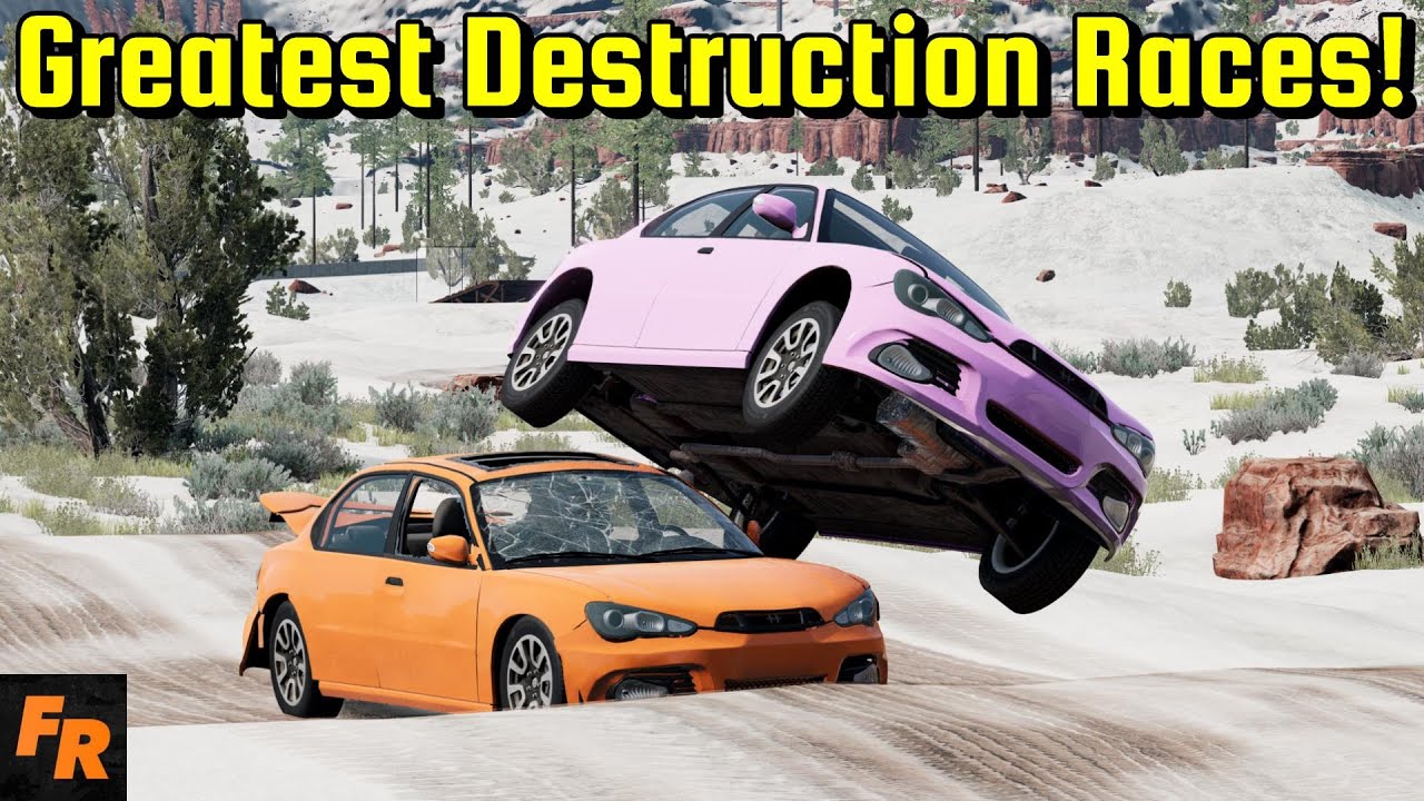 The Greatest Destruction Races! - BeamNG Drive