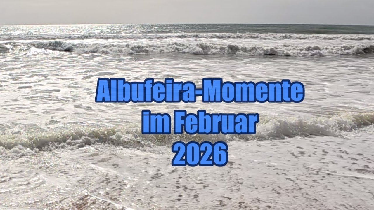 Albufeira-Momente Regen Meer und mehr