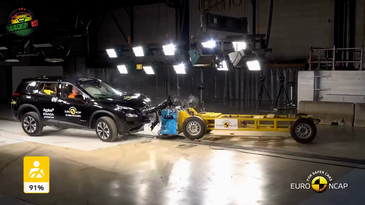 Test EURO NCAP SUV Nissan X-TRAIL 2021-2022-2023-2024