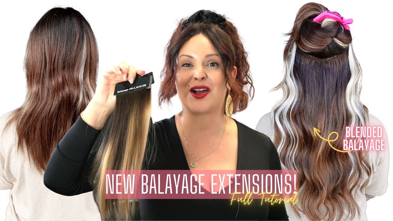 Installing Hair Extensions for the BEST Hair Color Blend! #hairextensions