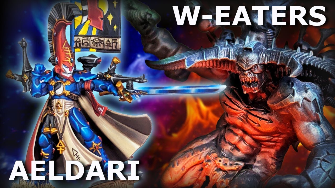 AELDARI VS WORLD EATERS WARHAMMER 40000 BATTLE REPORT