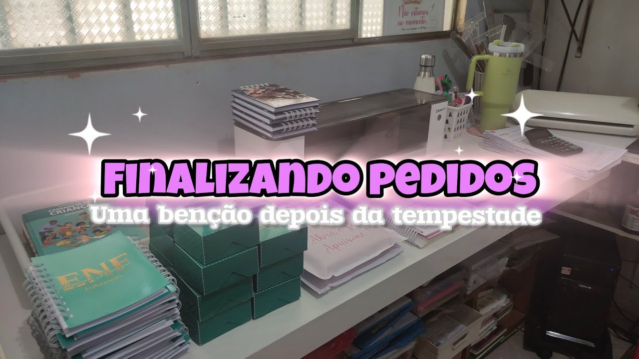 FINALIZEI BLOQUINHOS | ORGANIZEI O ATELIÊ | ROTINA DE ENCOMENDA 