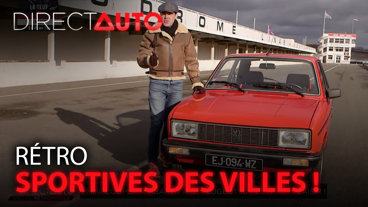 RÉTRO : MINI-COOPER, ABARTH 112, PEUGEOT 104 ZS
