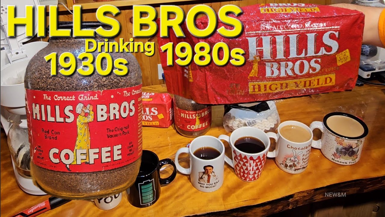 Drinking 85 Year Old HILLS BROS Coffee, Bagged And Jarred Coffee, How Did These Packages Hold Up