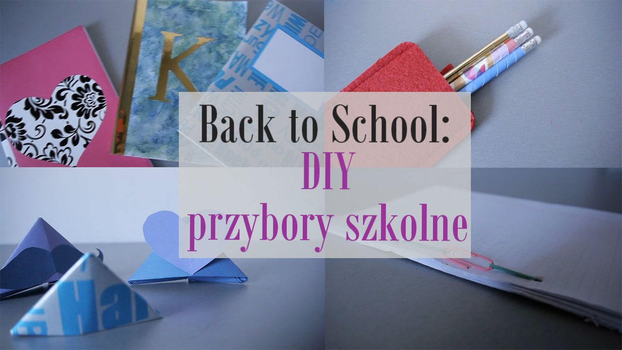 Back To School: DIY przybory szkolne! || MsCharlotteTV
