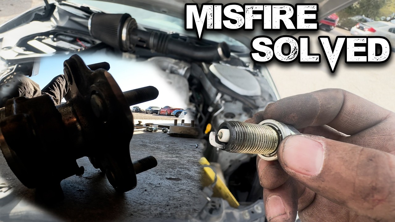 WE HAD TO BACKTRACK ON THE 350Z | BROKEN HUB, BROKEN SPARK PLUGS, AND CAMSHAFT POSITION SENSOR