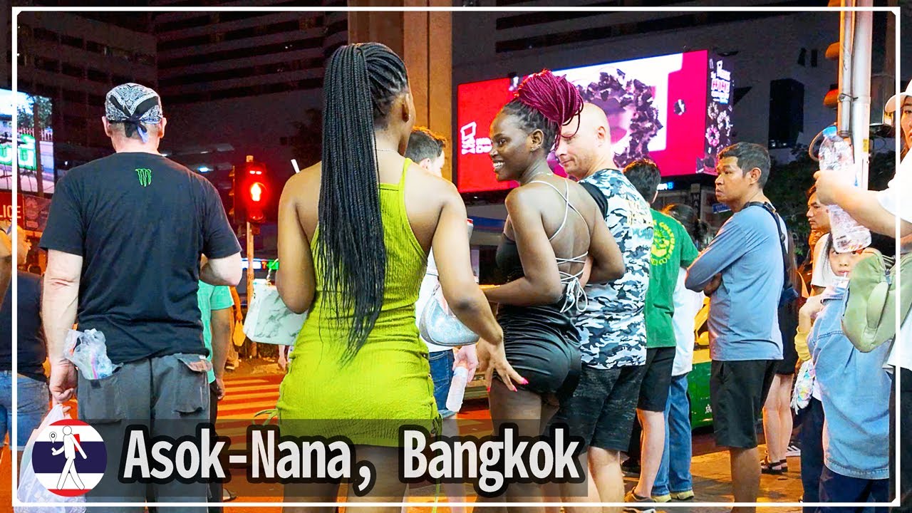 Walking Sukhumvit Road from Asok to Nana late at night on the first Saturday of February.
