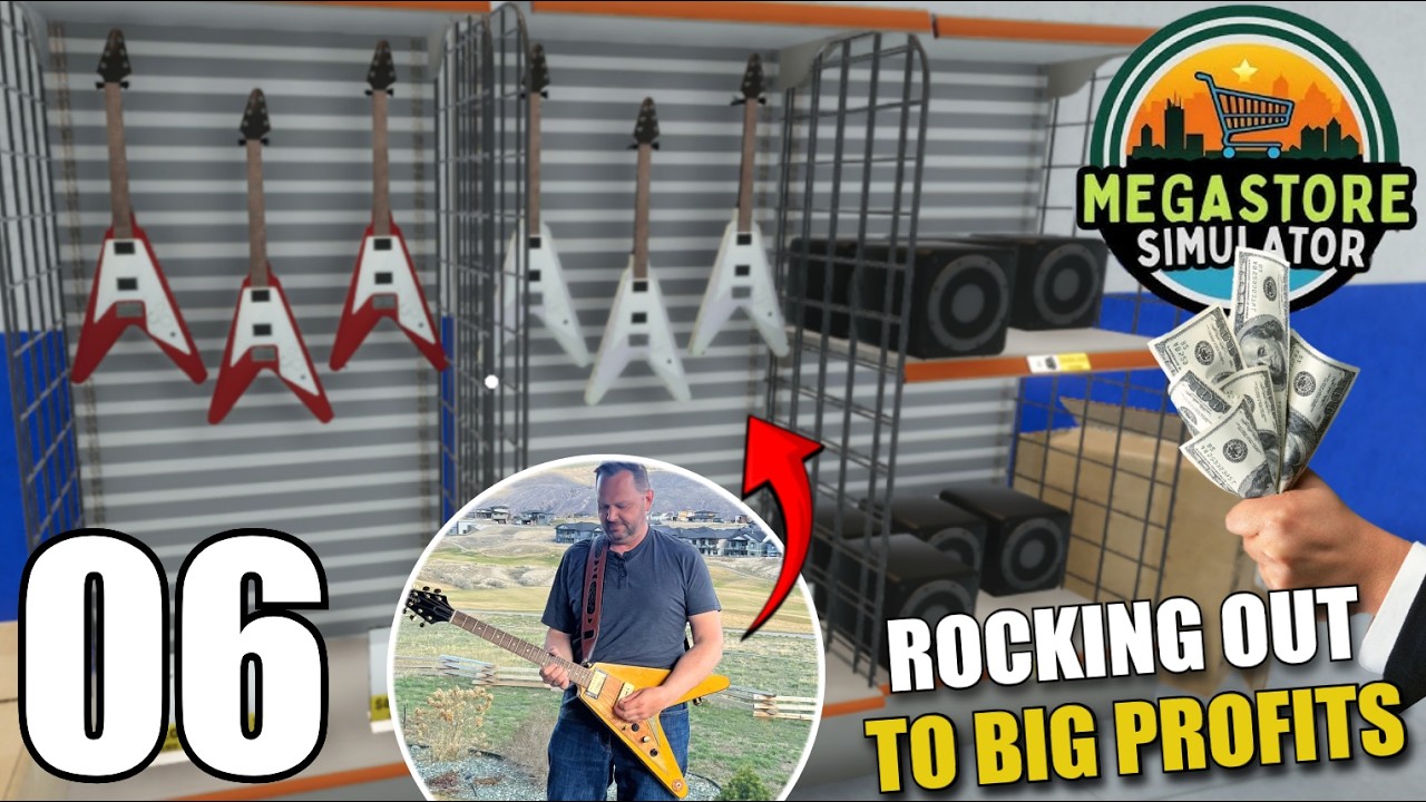 Megastore Simulator - Part  6 - Selling HIGH END Rock Guitars
