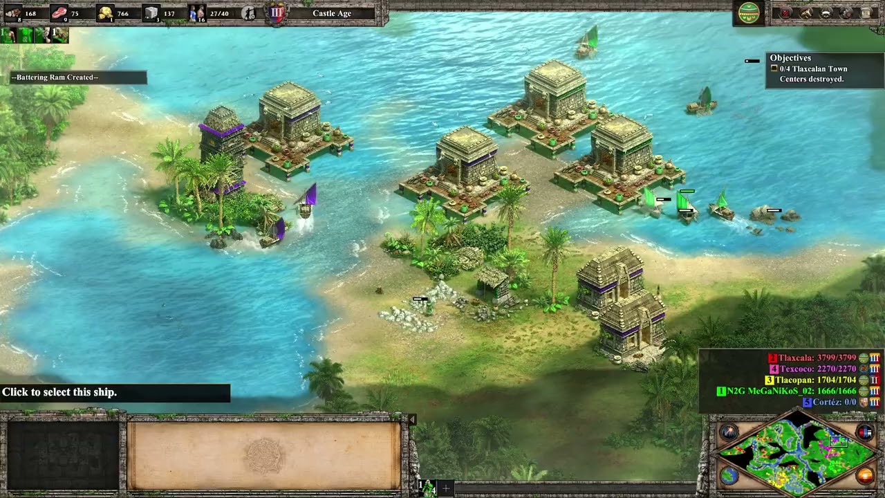 The Triple Alliance - Montezuma - Age of Empires II: Definitive Edition - Hard Walkthrough