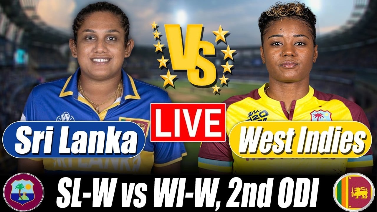 Sri Lanka Women vs West Indies Women Score | SL W vs WI W 2nd ODI Score Commentary