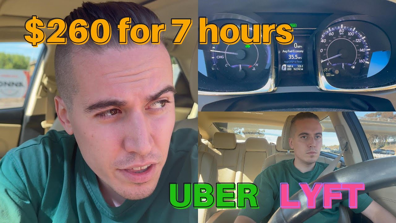 7 часов работы Uber и Lyft — пробег, расход топлива, налоги и реальная прибыль