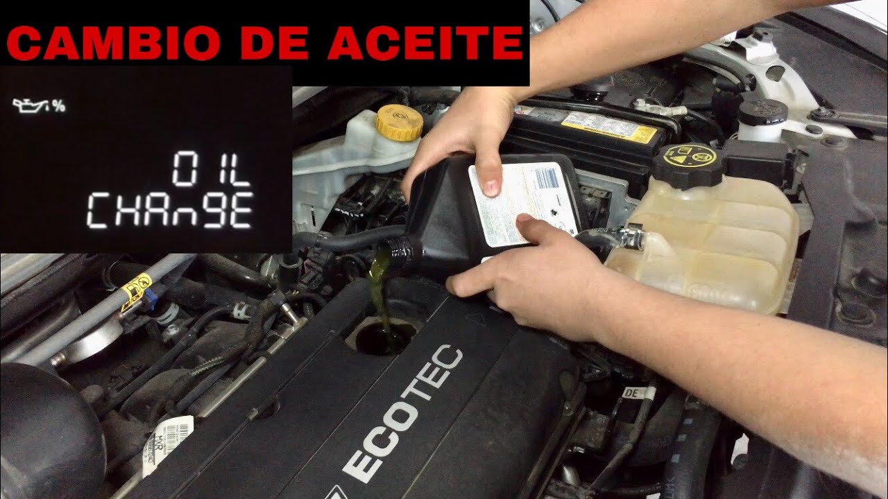 CAMBIO DE ACEITE Y FILTROS CHEVROLET TRACKER 1.8 | Matías Santolin