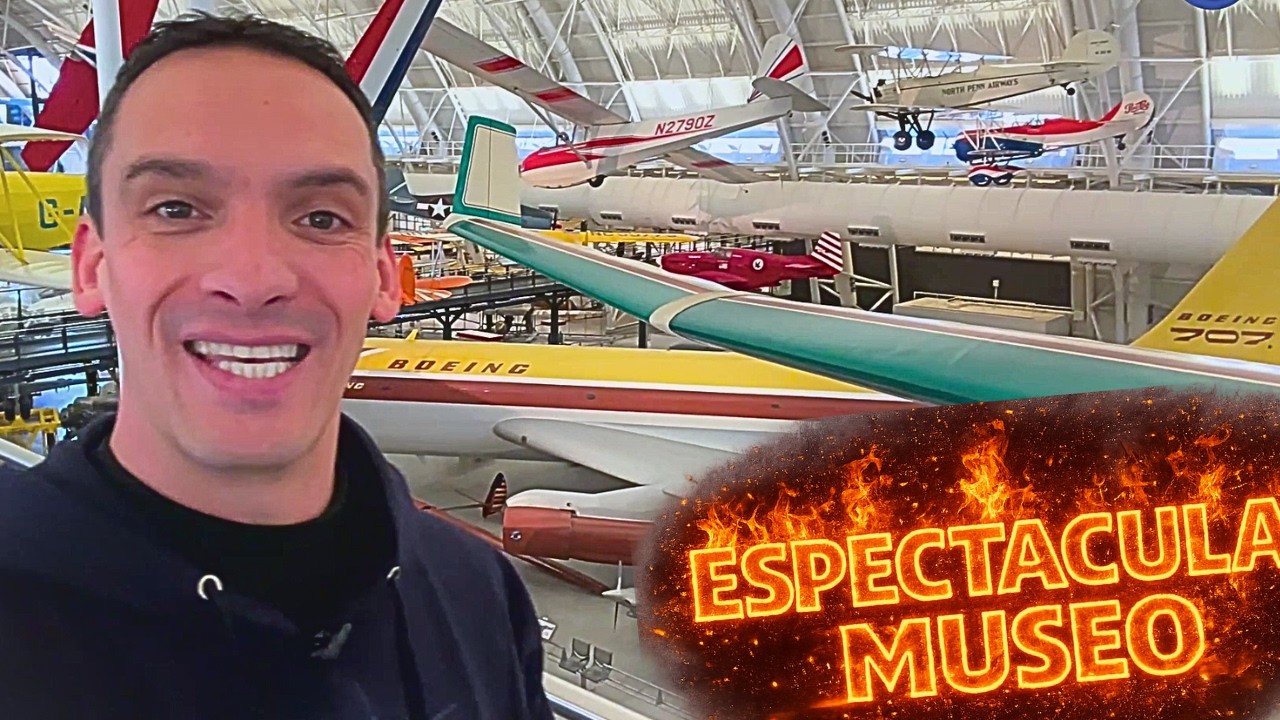 ESPECTACULAR MUSEO | Concorde – SR71 – Discovery – Enola Gay | Aire y Espacio Washington DC