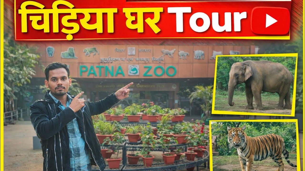 Patna चिड़िया घर Tour 😮| Patna Zoo चिड़िया घर | Patna Chidiya Ghar | Sanjay Gandhi Biological Park 