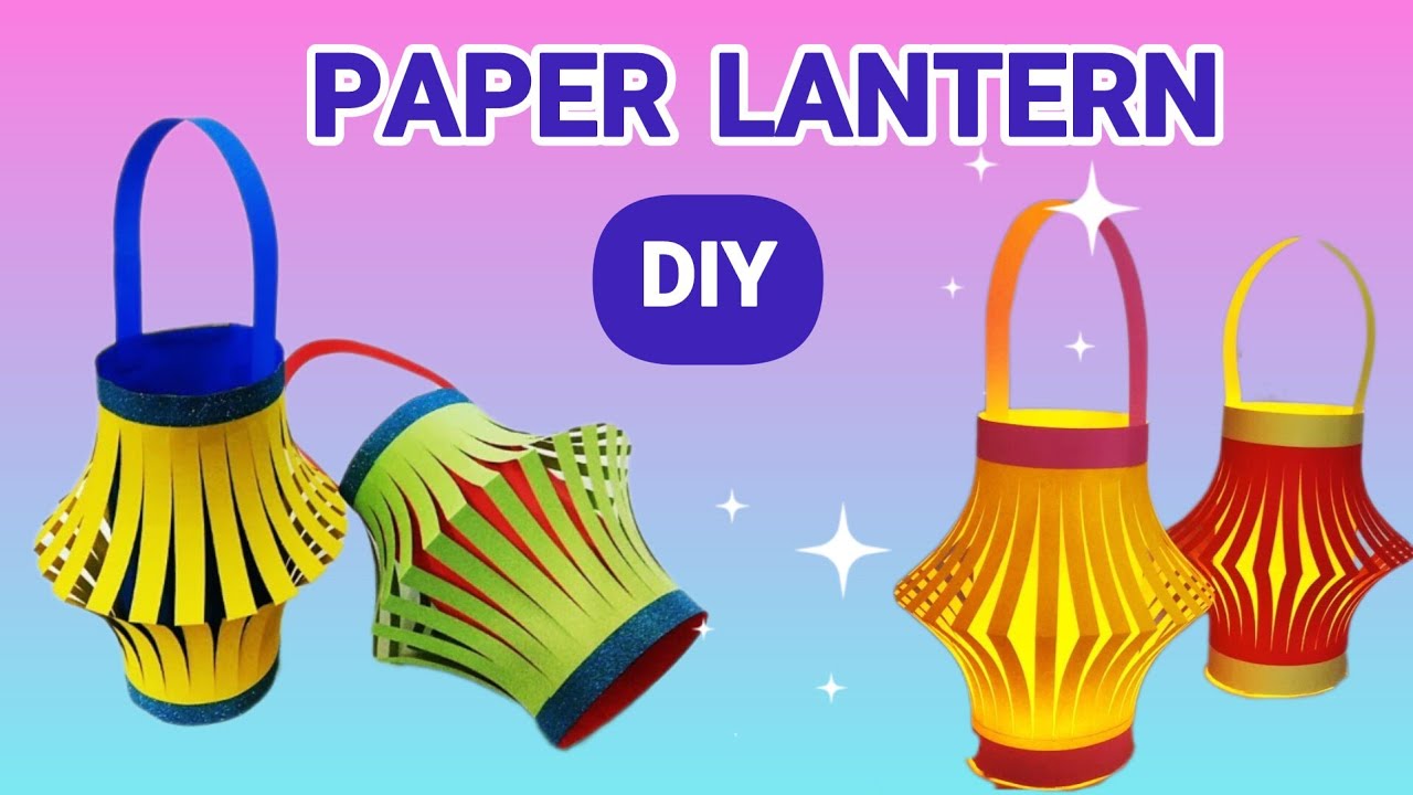 Easy Paper Lantern Tutorial | Beautiful DIY Decoration