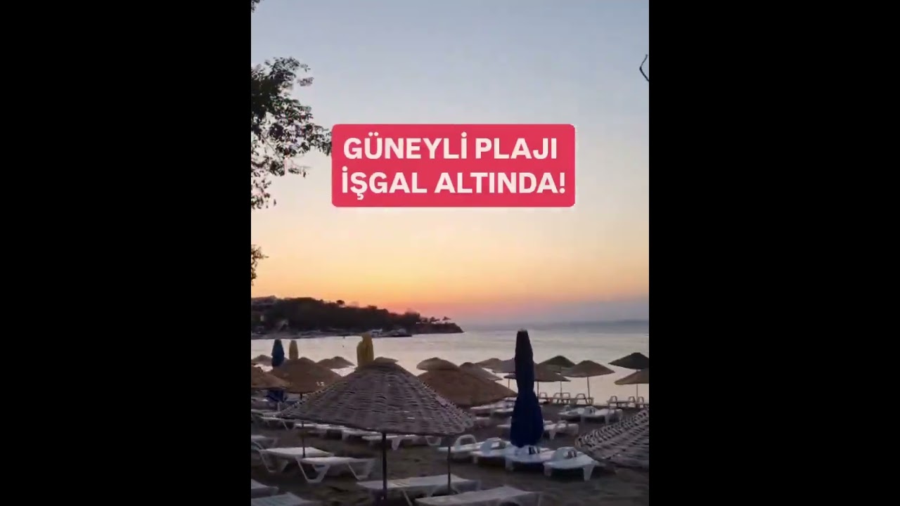 &Ccedil;anakkale G&uuml;neyli plajından şikayet&ccedil;i olan vatandaş: &ldquo;Bakmayın G&uuml;neyli Halk Plajı yazdığına..&rdquo;