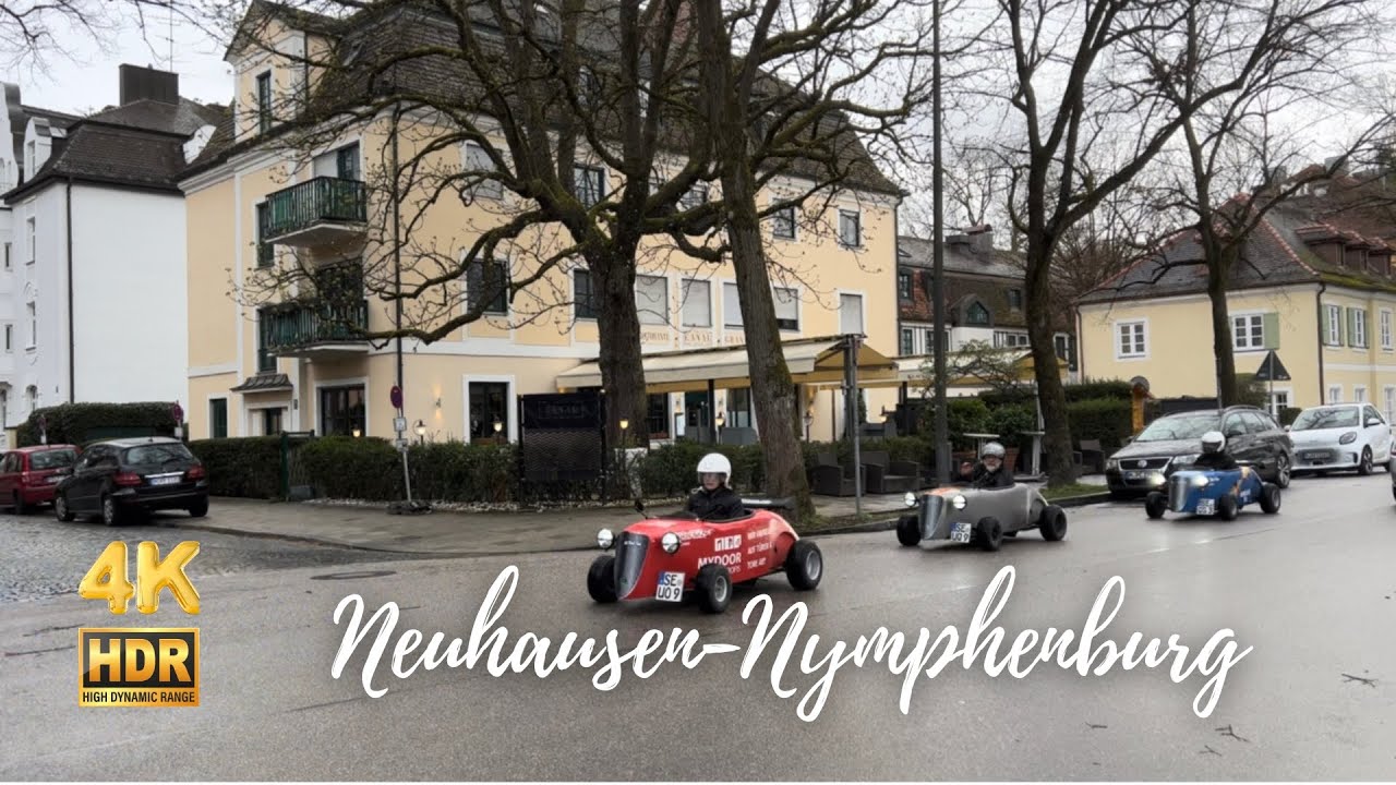 Afternoon Walk in Neuhausen-Nymphenburg - Munich, Germany - 4K HDR
