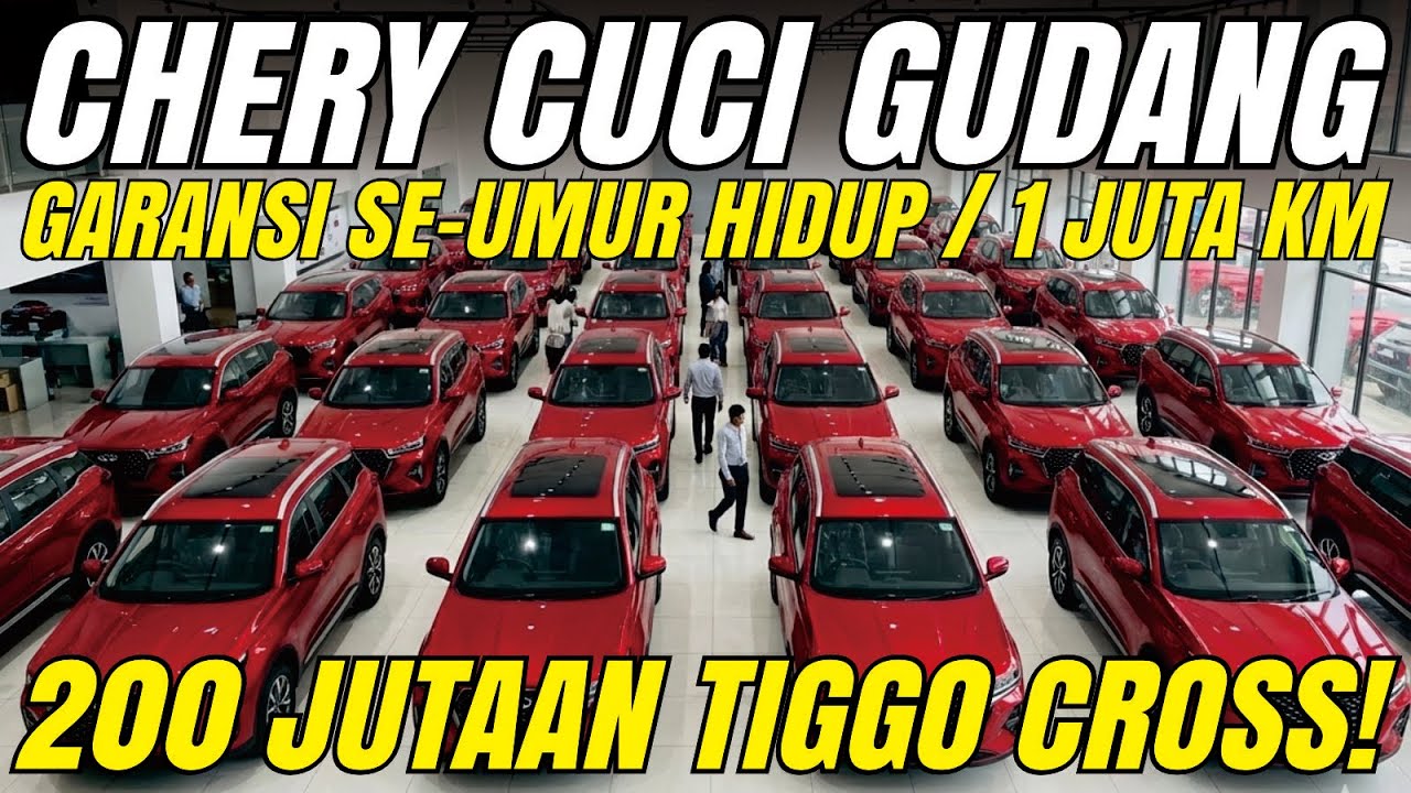 MURAH! BANYAK GAK TAU STOK LAMA HARGANYA 200 JUTAAN! TIGGO CROSS, GARANSI SEUMUR HIDUP J6 & J6T