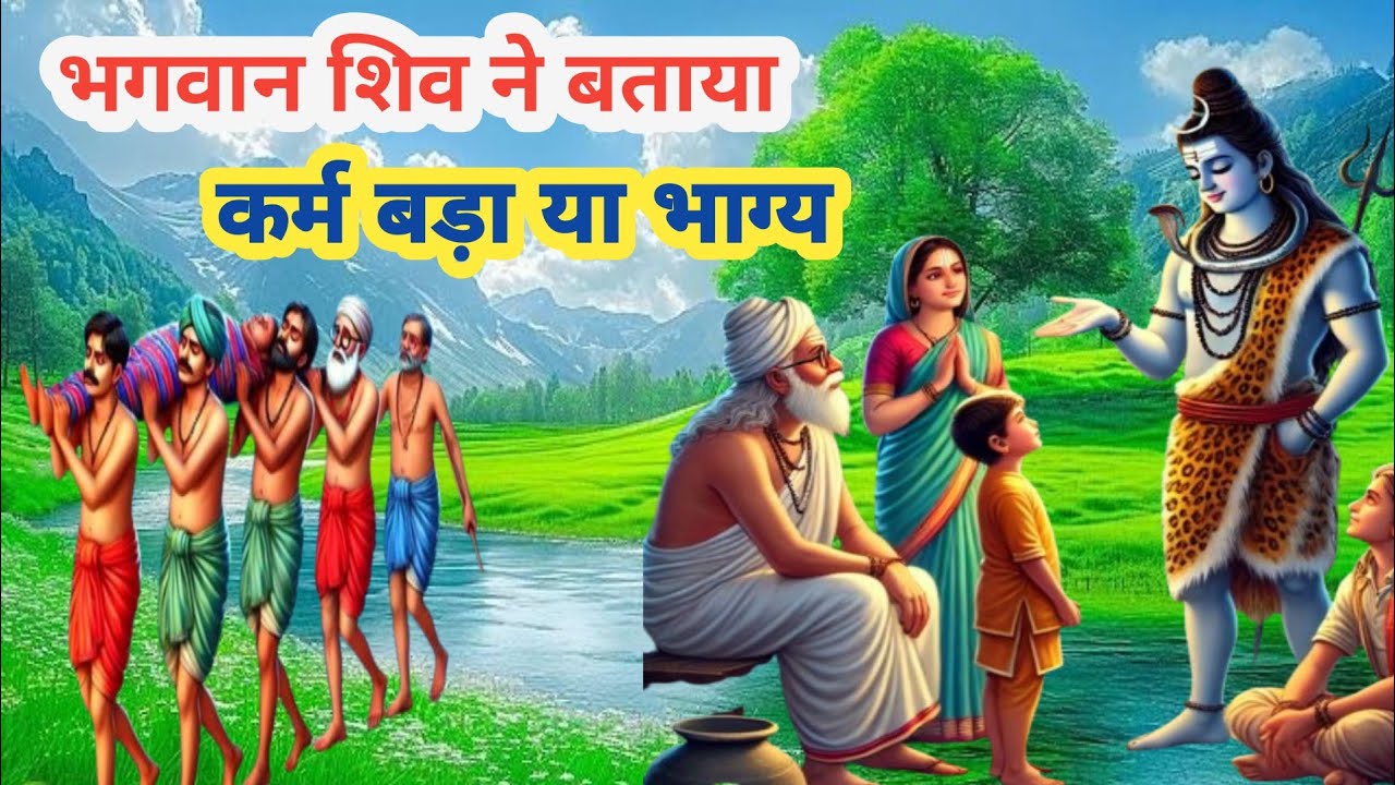  “भगवान शिव की दिव्य शिक्षा – भाग्य और कर्म का रहस्य”एक बार सुन ले बदल जाएगी सोच 
