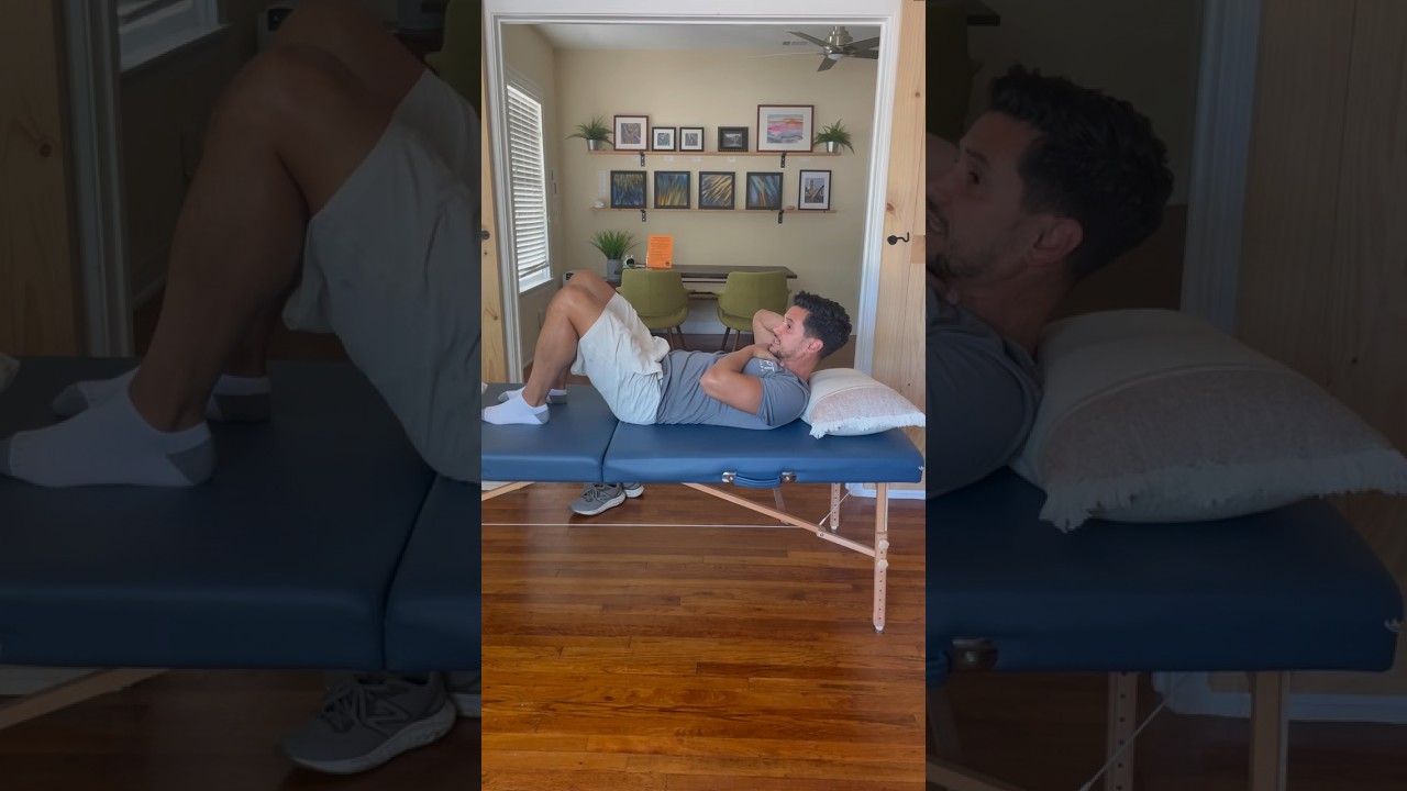 BEST sleeping position for your neck #pt #sleeping #neckpain