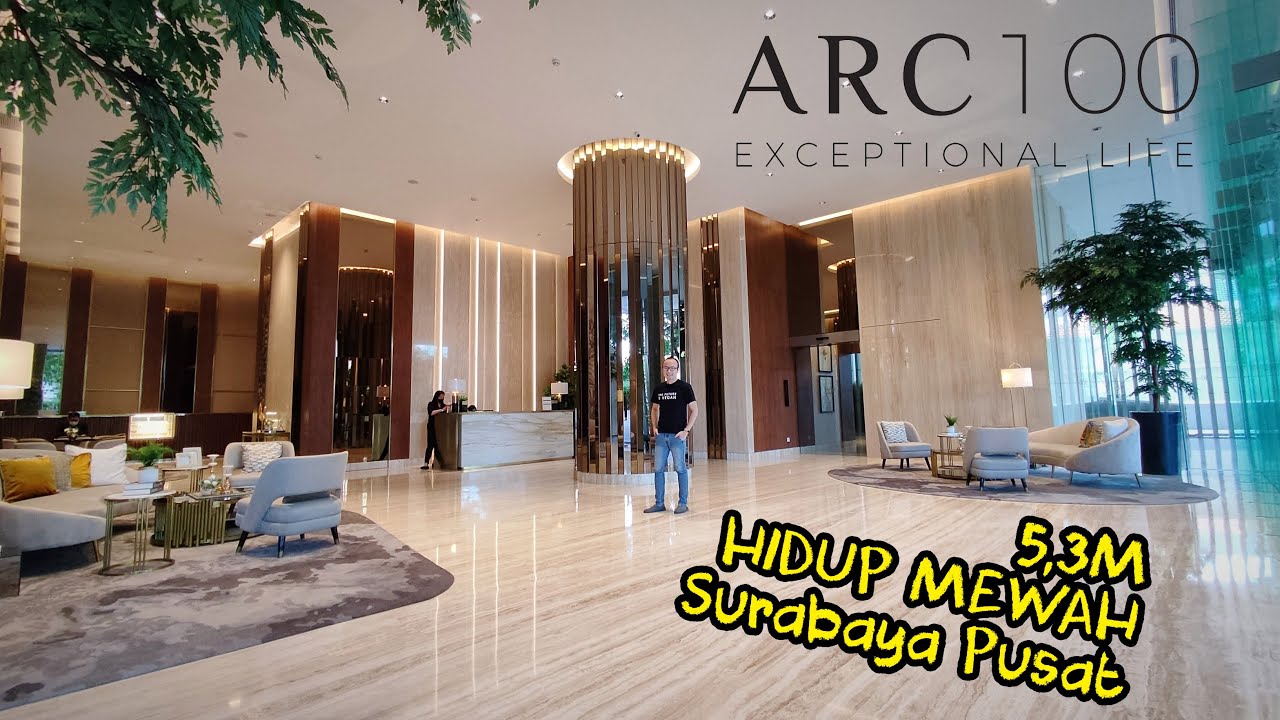 5,3M Hidup Mewah di Kondominium Premium Arc100 by Tanrise, Surabaya Pusat