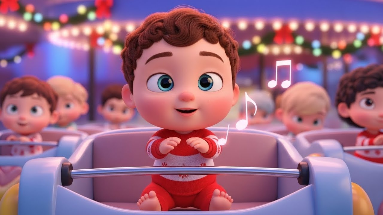 Christmas Magic Ride 🎄🚂✨ Fun Holiday Song for Kids | Festive Adventure & Learning