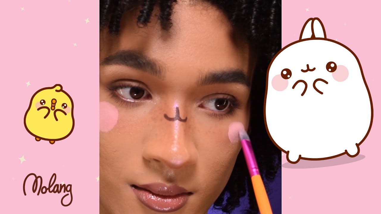 Molang - Make-up for kids by @Croque Juju  💓