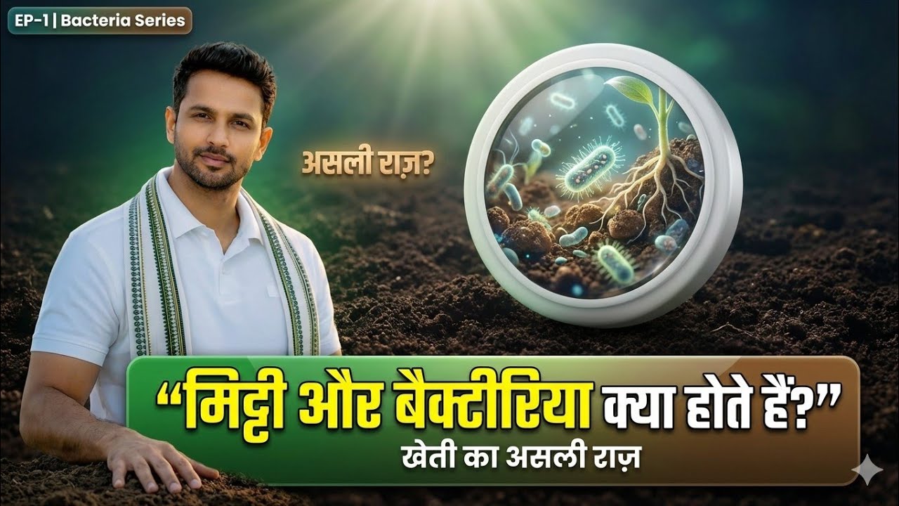 Ep-1 Bacteria series | खेती का असली राज़: मिट्टी और बैक्टीरिया क्या होते हैं? | soil bacteria