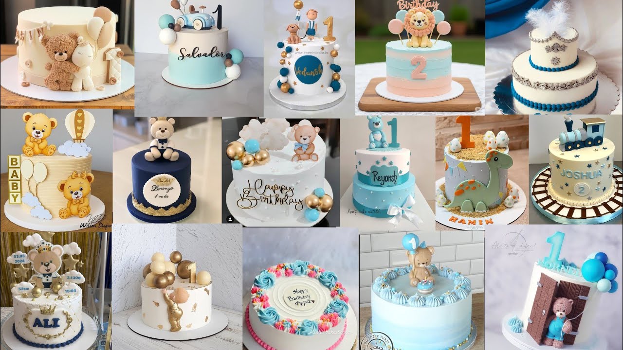 Top 40 Baby Boy Birthday Cake Designs 🎉 | 1st Birthday Cake Ideas | Trending Cake Designs 2026