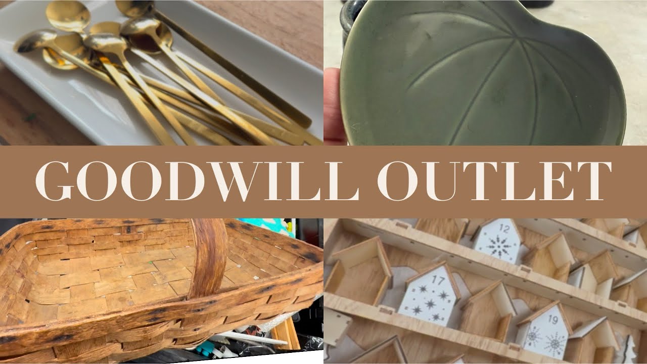 GOODWILL BINS OUTLET THRIFTING FOR HOME DECOR STORE SHOP WITH ME & HAUL