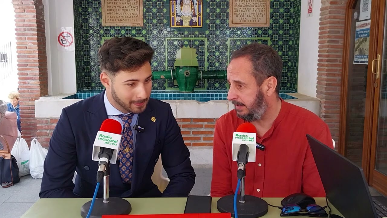 Daniel González, representante de la Hermandad de la Virgen de la Cabeza de Canillas de Aceituno