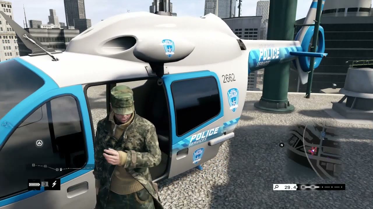 Watch Dogs Helicopter to West Loop Towers (Happy New Year 2022:)