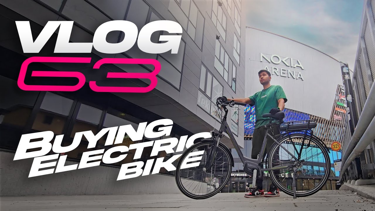 Exploring Tampere🇫🇮 : Electric Bike Adventure & Nokia Stadium Visit! | Indian Student in Finland