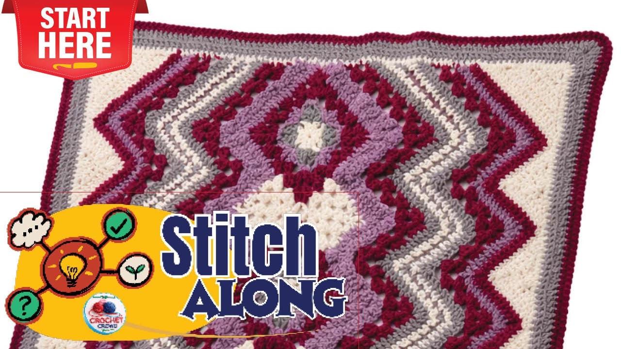 Stitch Along: Crochet Bernat Ripple Blanket