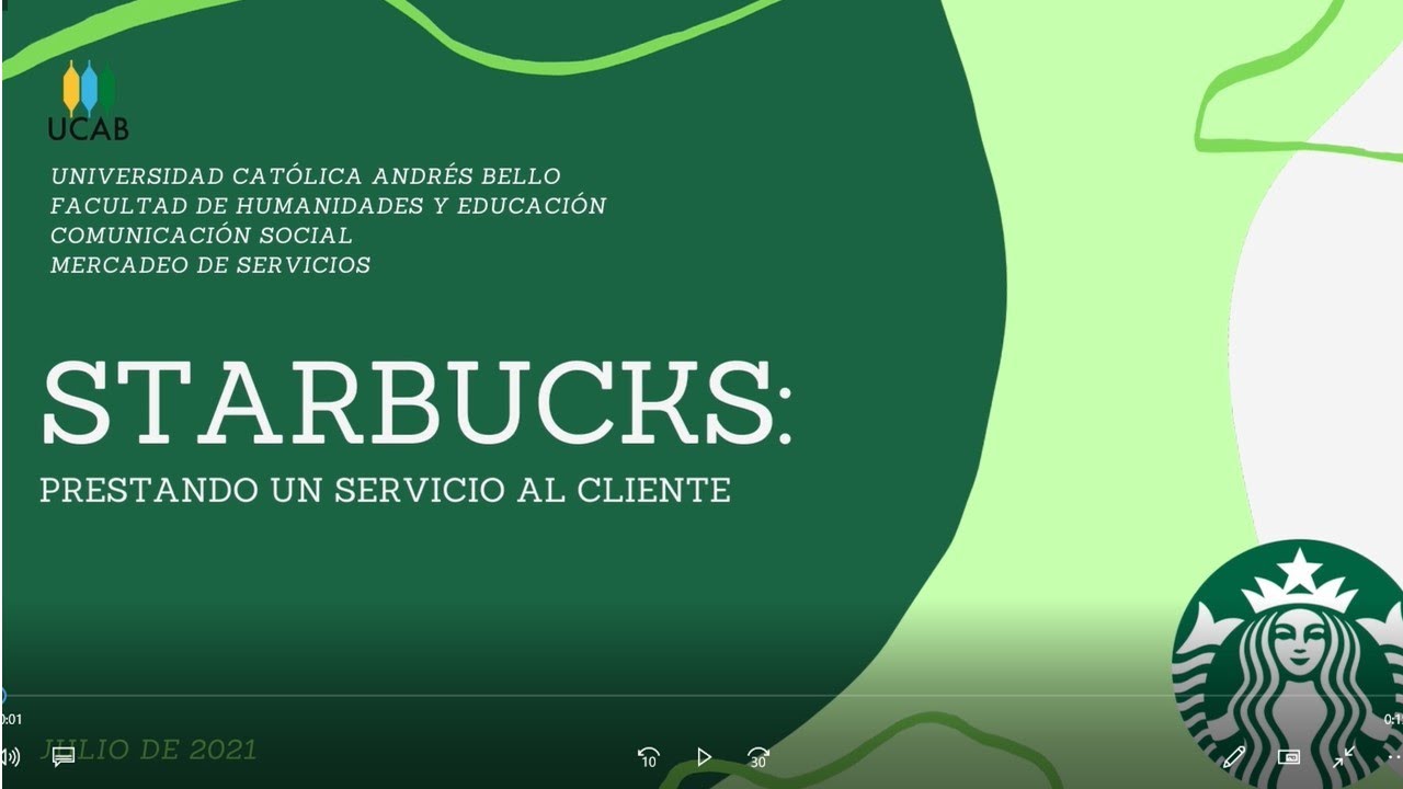 Starbucks: Prestando un servicio al cliente